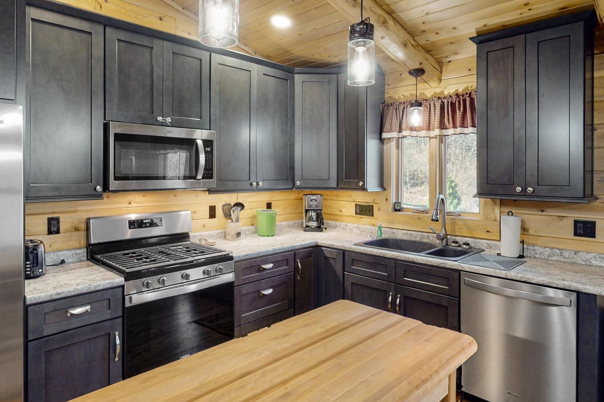 Blackbear Log Cabin Morrisville Buitenkant foto