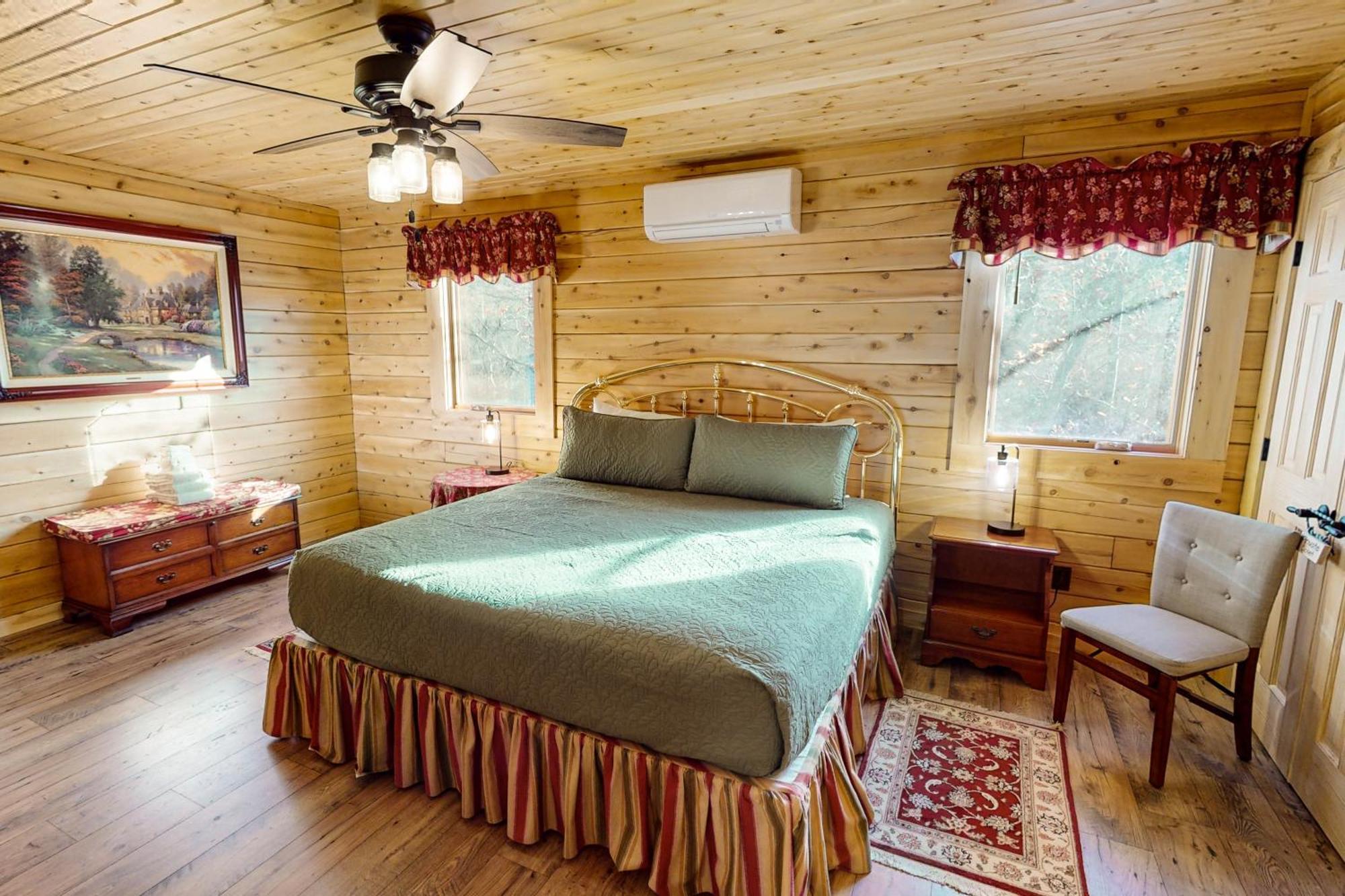 Blackbear Log Cabin Morrisville Buitenkant foto